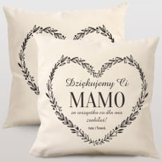 Baweniane poduszki dla rodzicw PREZENT NA PODZIKOWANIE DLA RODZICW