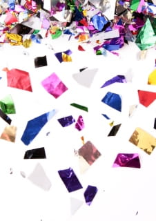 Kolorowe konfetti JUMBO konfetti foliowe