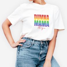 Koszulka damska DUMNA MAMA prezent LGBT - XL
