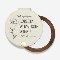 Lusterko KOBIETA W KWIECIE WIEKU prezent na 60 urodziny dla koleanki