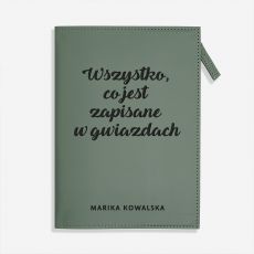 Notatnik z zamkiem ZAPISANE W GWIAZDACH prezent dla wrki