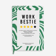 Notes WORK BESTIE prezent poegnalny dla koleanki z pracy