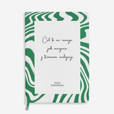 Notes ze zotymi brzegami CEL prezent dla niej