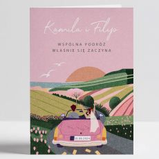 Personalizowana kartka z yczeniami lubnymi WSPLNA PODRӯ