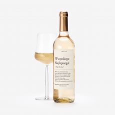 Personalizowane biae wino urodzinowe DEFINICJA