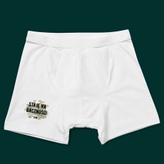 Bokserki personalizowane dla wojskowego STAJ NA BACZNO - XL