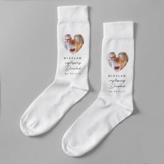 Personalizowane SKARPETY DLA DZIADKA ze zdjciem 36-39