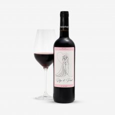 Personalizowane WINO NA PREZENT LUBNY czerwone