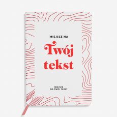 Personalizowany notatnik na prezent TWJ TEKST