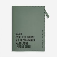 Personalizowany notes z zamkiem PRZYDATNY PREZENT DLA MAMY