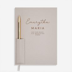 Personalizowany planner z dugopisem PREZENT DLA EMERYTKI
