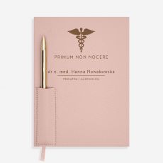 Personalizowany planner z dugopisem DLA LEKARKI