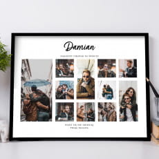 Plakat ze zdj�ciami KOLA� ZDJ�� PREZENT DLA CH�OPAKA 
