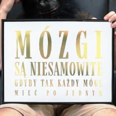 Plakat z nadrukiem MZGI