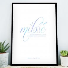 Holograficzny plakat MIO prezent na lub cywilny
