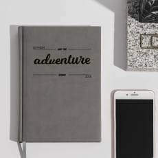 Planner ksikowy szary ADVENTURE pomys na prezent dla podrnika