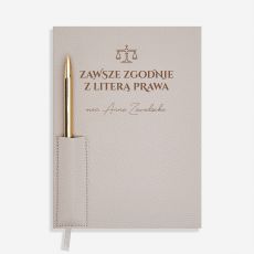 Planner z dugopisem PREZENT DLA PRAWNICZKI