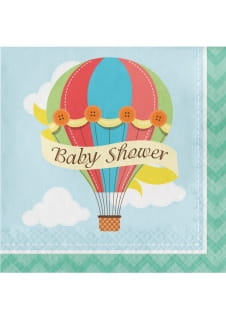 Serwetki na baby shower W CHMURACH (16szt.)