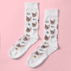 Personalizowane skarpetki KOCIA MAMA 42-45