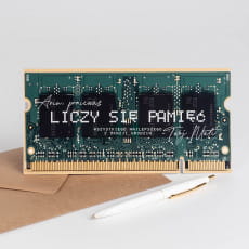 mieszna kartka na urodziny KARTA PAMICI - LICZY SI PAMI