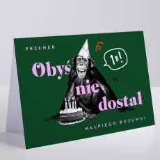 mieszna kartka na 18 urodziny MAPI ROZUM