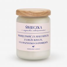 �wieczka personalizowana WDZI�CZNO�� prezent dla przyjaci�ki joginki