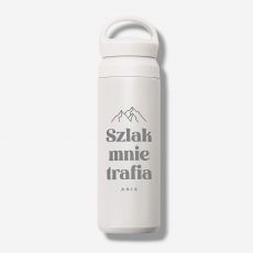 Termos z grawerem SZLAK MNIE TRAFIA prezent dla mionika gr