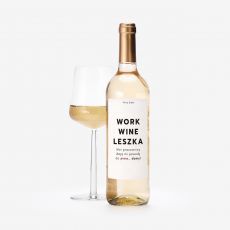 Personalizowane wino na prezent dla szefa WORK WINE