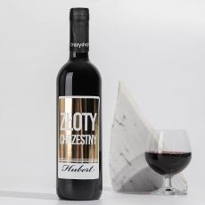 Wino personalizowane PREZENT DLA CHRZESTNEGO