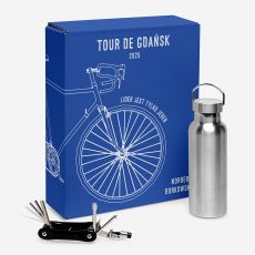 Zestaw prezentowy DLA KOLARZA termos + multitool