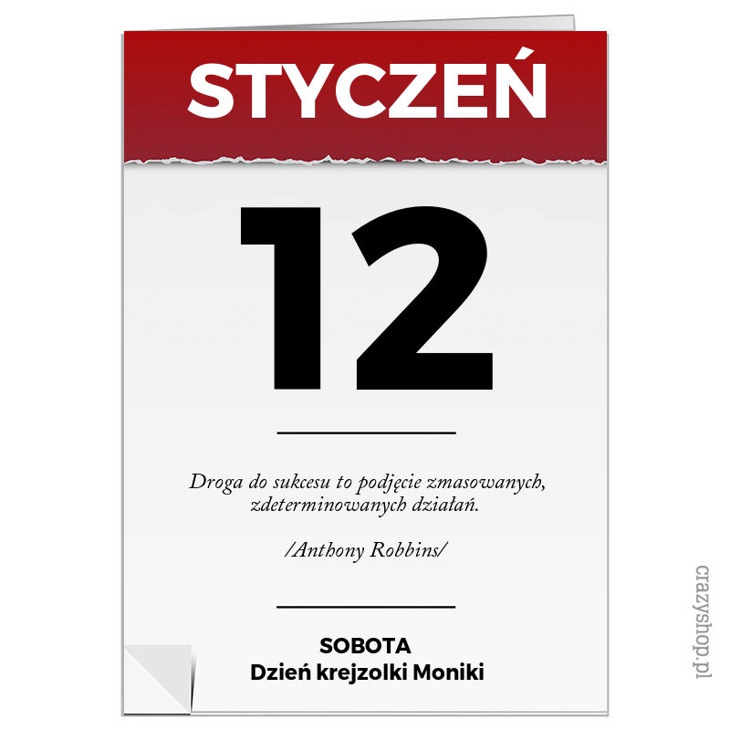 Kartka Z Kalendarza Szablon Doc Kartka Z Kalendarza Do Druku
