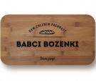 Zdjcie osoby, ktra kupia Personalizowany chlebak PACHNCY DOM prezent dla rodzicw