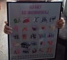 Zdjęcie osoby, która kupiła Plakat alfabet WESOŁE ZWIERZĄTKA
