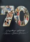 Zdjcie osoby, ktra kupia  Personalizowana kartka urodzinowa 70 LAT - KOLA ZDJ
