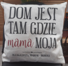 Zdjcie osoby, ktra kupia Poduszka z nadrukiem WYJTKOWY PREZENT NA DZIE MAMY